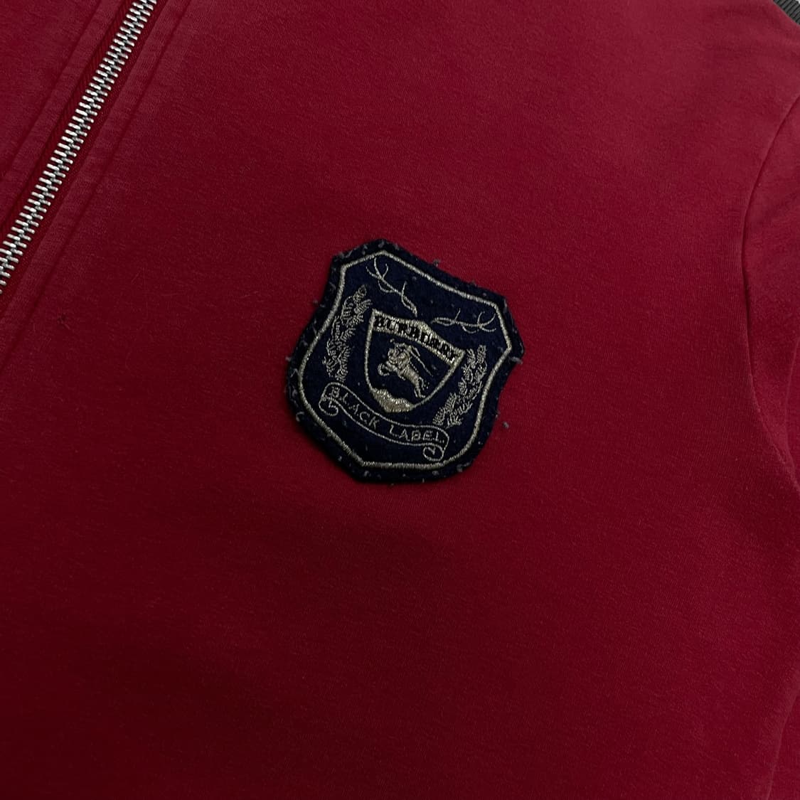 버버리 Burberry 블랙 라벨 크레스트 패치 로고 스웻 집업 상품이미지3