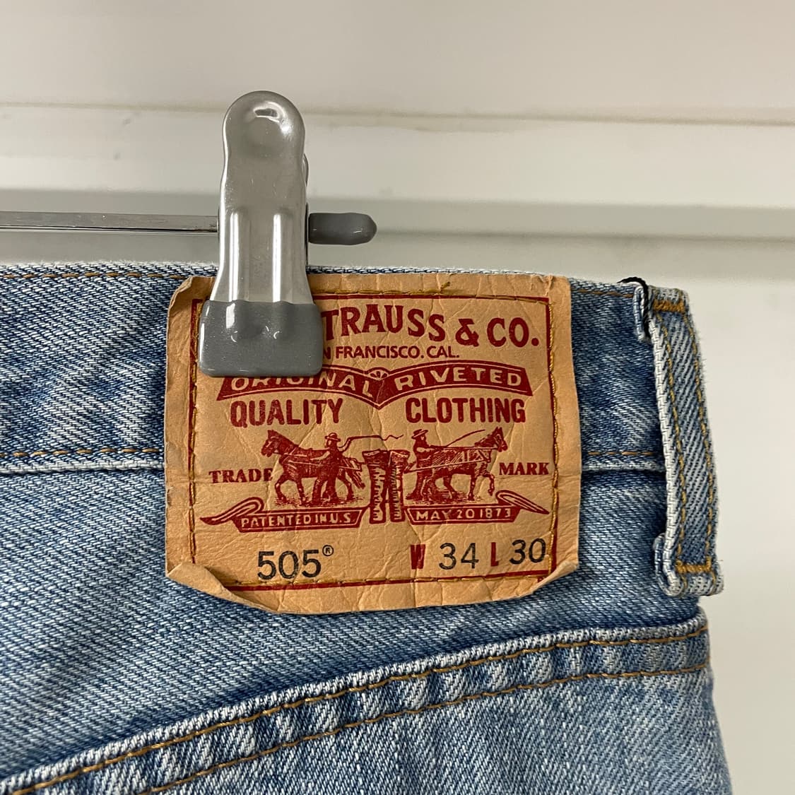 리바이스 505 데님 팬츠 W34 L30 상품이미지4