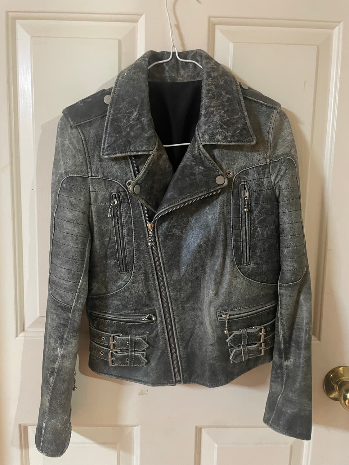 Shop502 리얼레더 자켓 상품이미지3