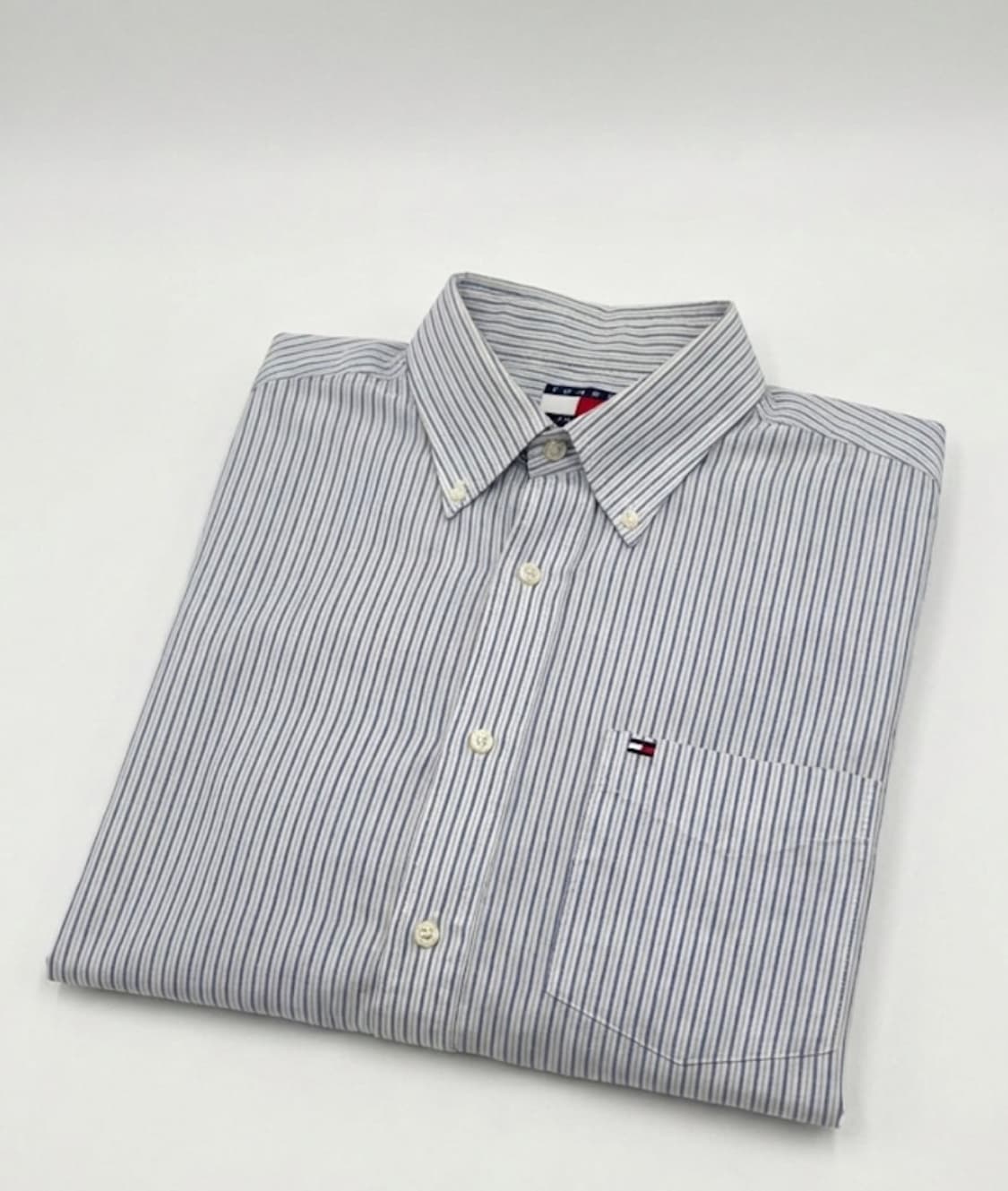타미힐피거 스트라이프 셔츠、 XL 상품이미지1