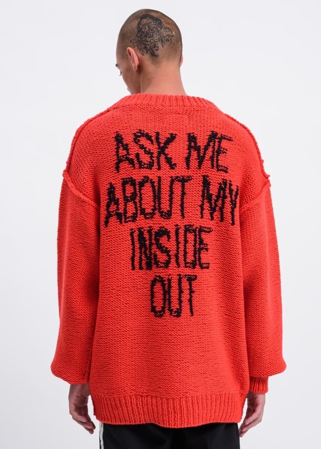 더블렛 FW19 조커 마스크 니트 스웨터 M 상품이미지3