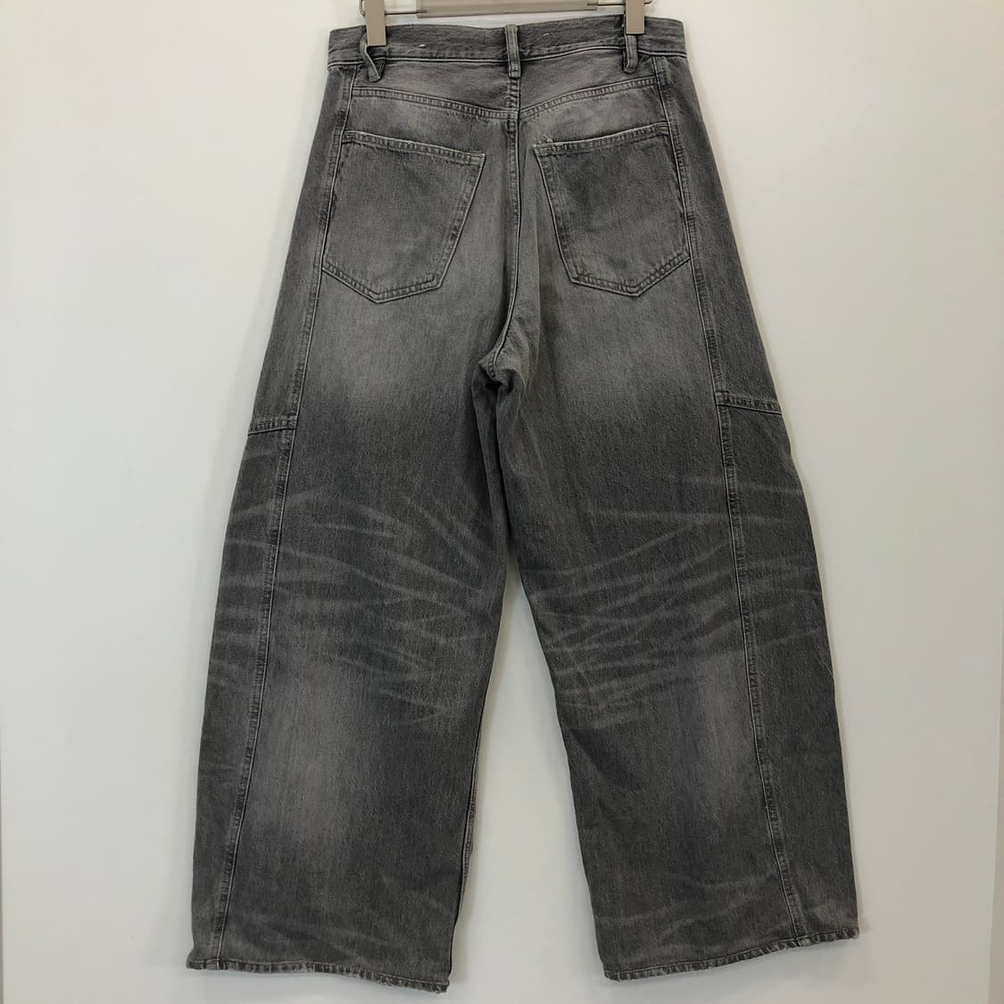 자라 벌룬 와이드 그레이데님진 30 인치 상품이미지3