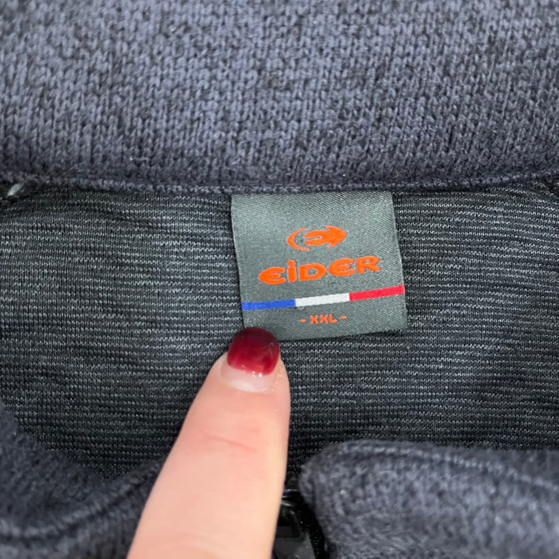 XXL 아이더 등산 반집업 티셔츠 0122M1 상품이미지2