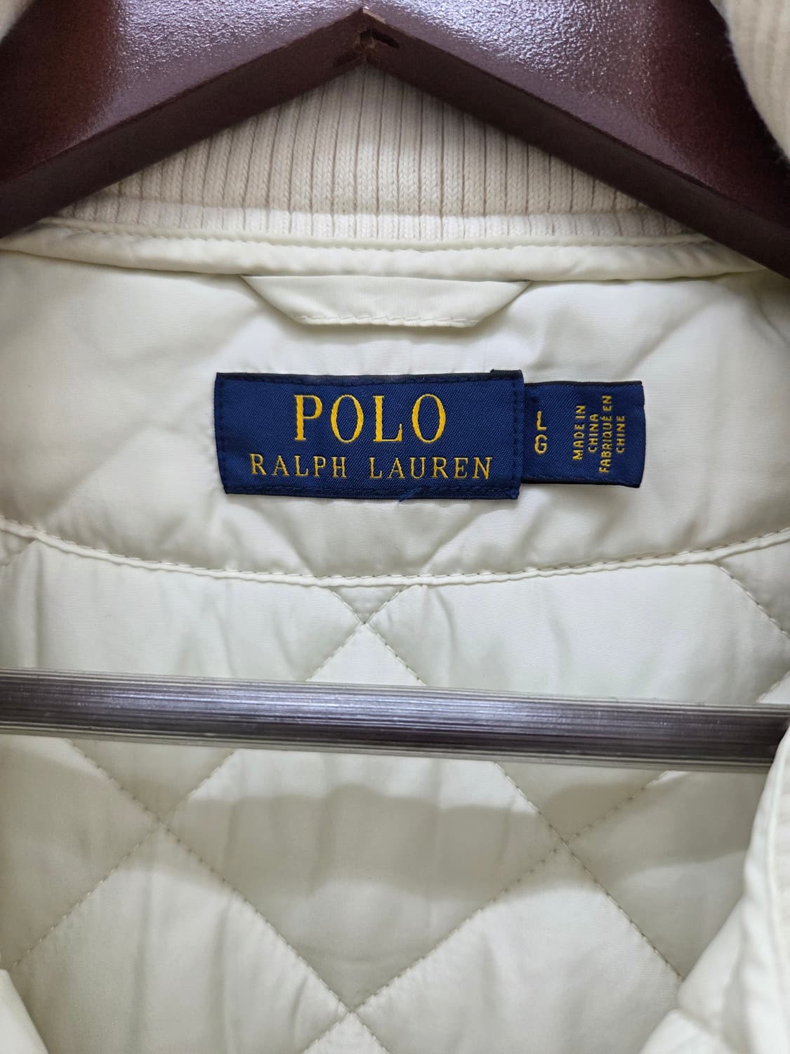 폴로 랄프로렌 아이보리 퀼팅 베스트 상품이미지4