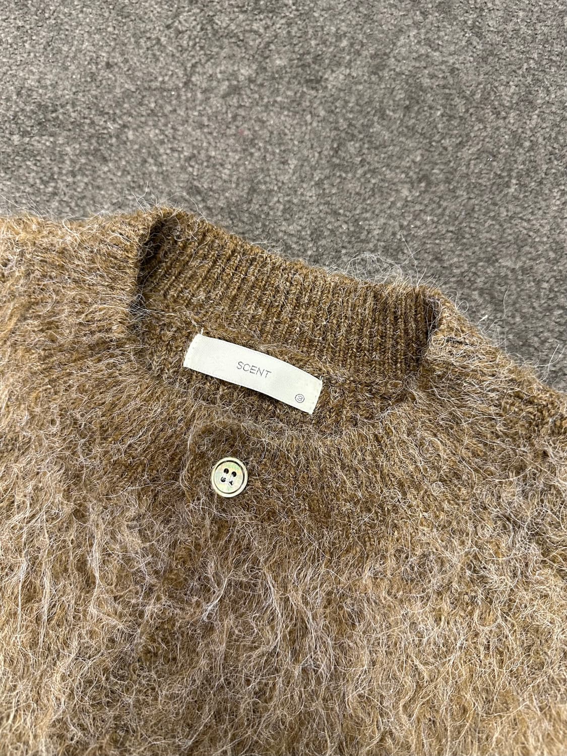 SCENT 브라운 가디건 XL 상품이미지2