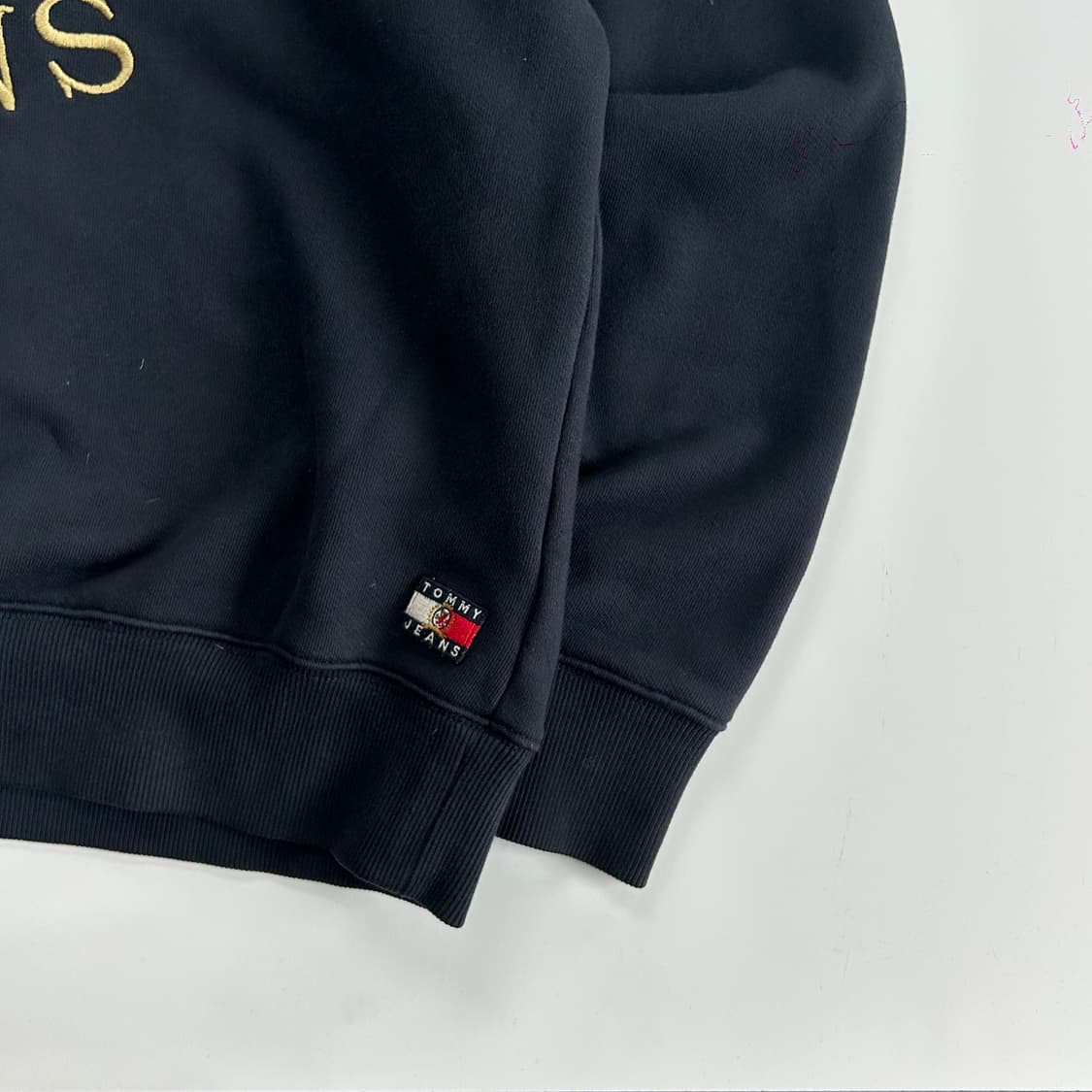 Tommy jeans 스펠아웃 로고 네이비 맨투맨 상품이미지5