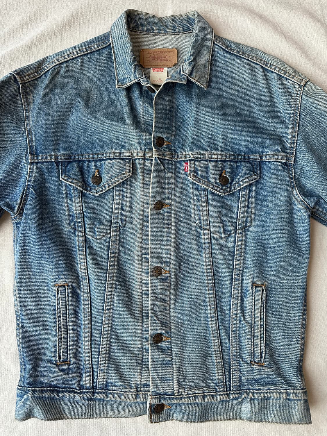 리바이스 80s 데님 트러커 자켓 타입3 XL made in USA 상품이미지2