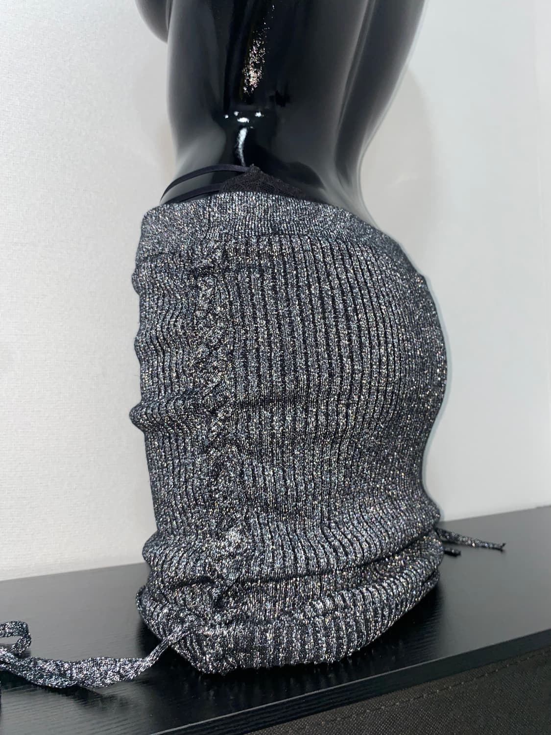 Glitter  Side shirring Skirt 상품이미지4