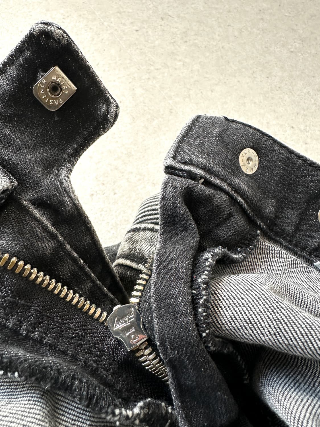 발망 디스트로이드 바이커 슬림진 상품이미지8