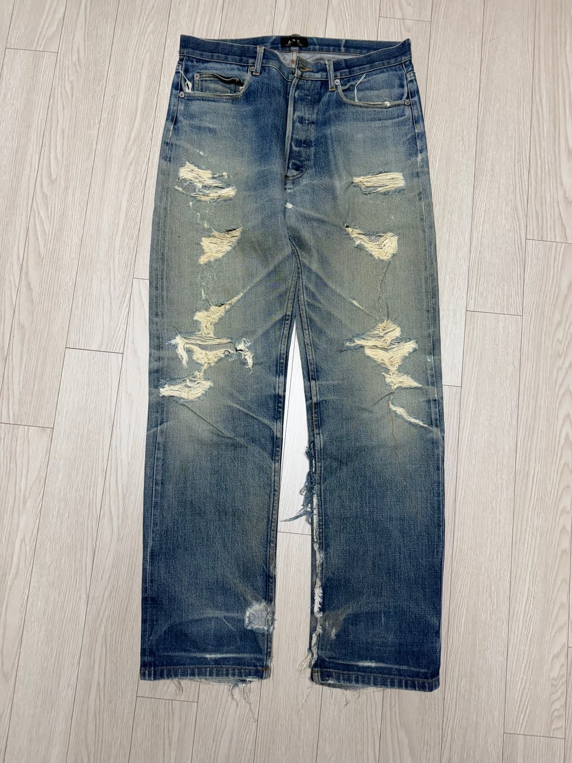 아페쎄 찢청 상품이미지1