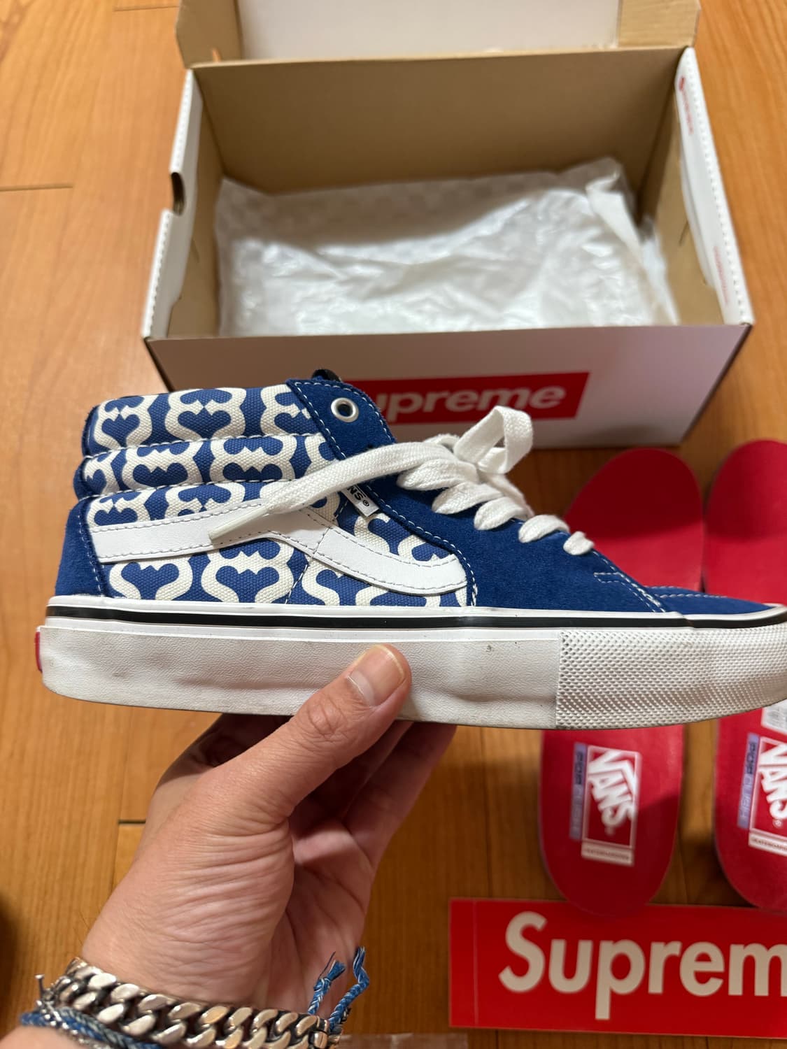 슈프림 21SS x 반스 스케이트 그로소 미드 모노그램 상품이미지2