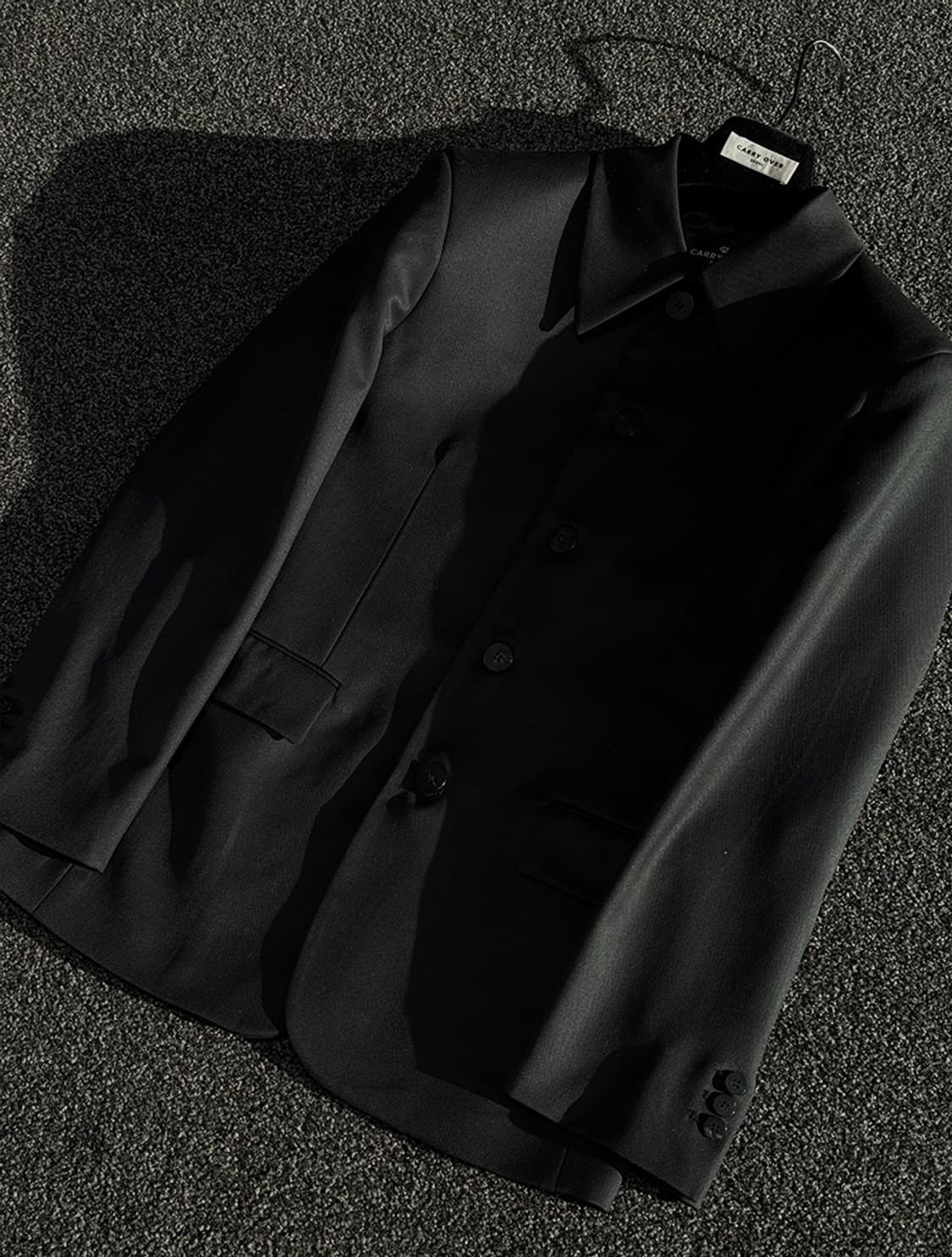 carry/싱글 5버튼 울 블레이져 상품이미지4