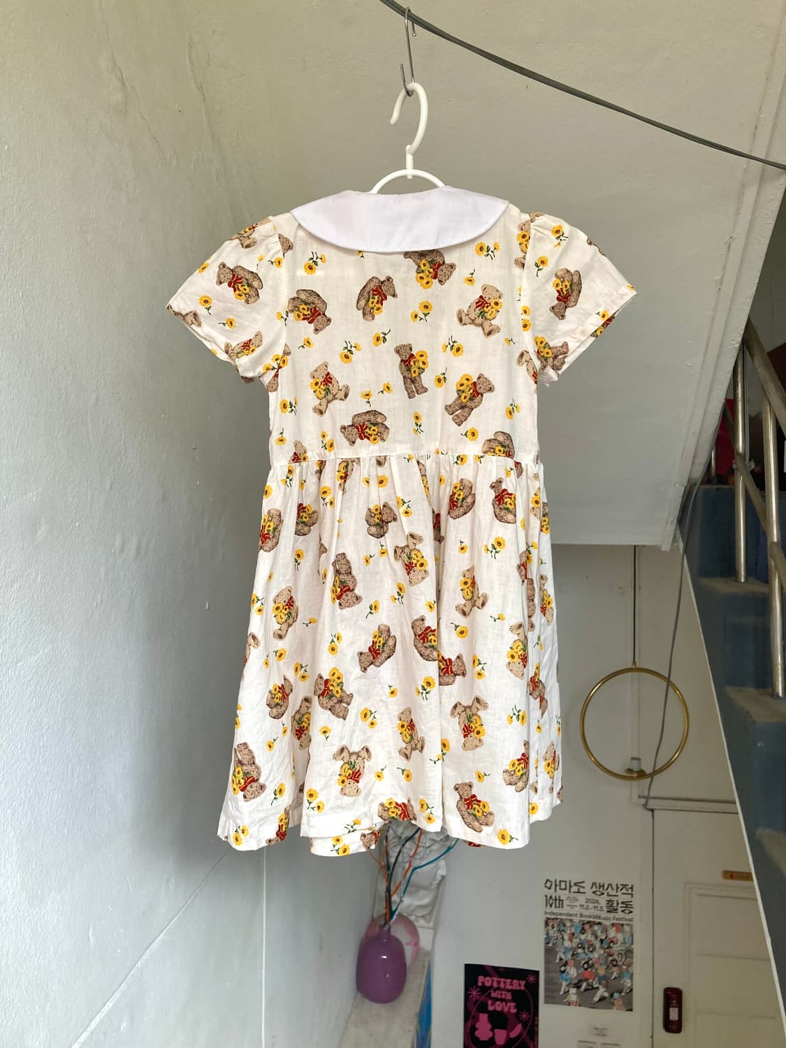 *KIDS* 키즈 곰돌이 카라 원피스 130 상품이미지5