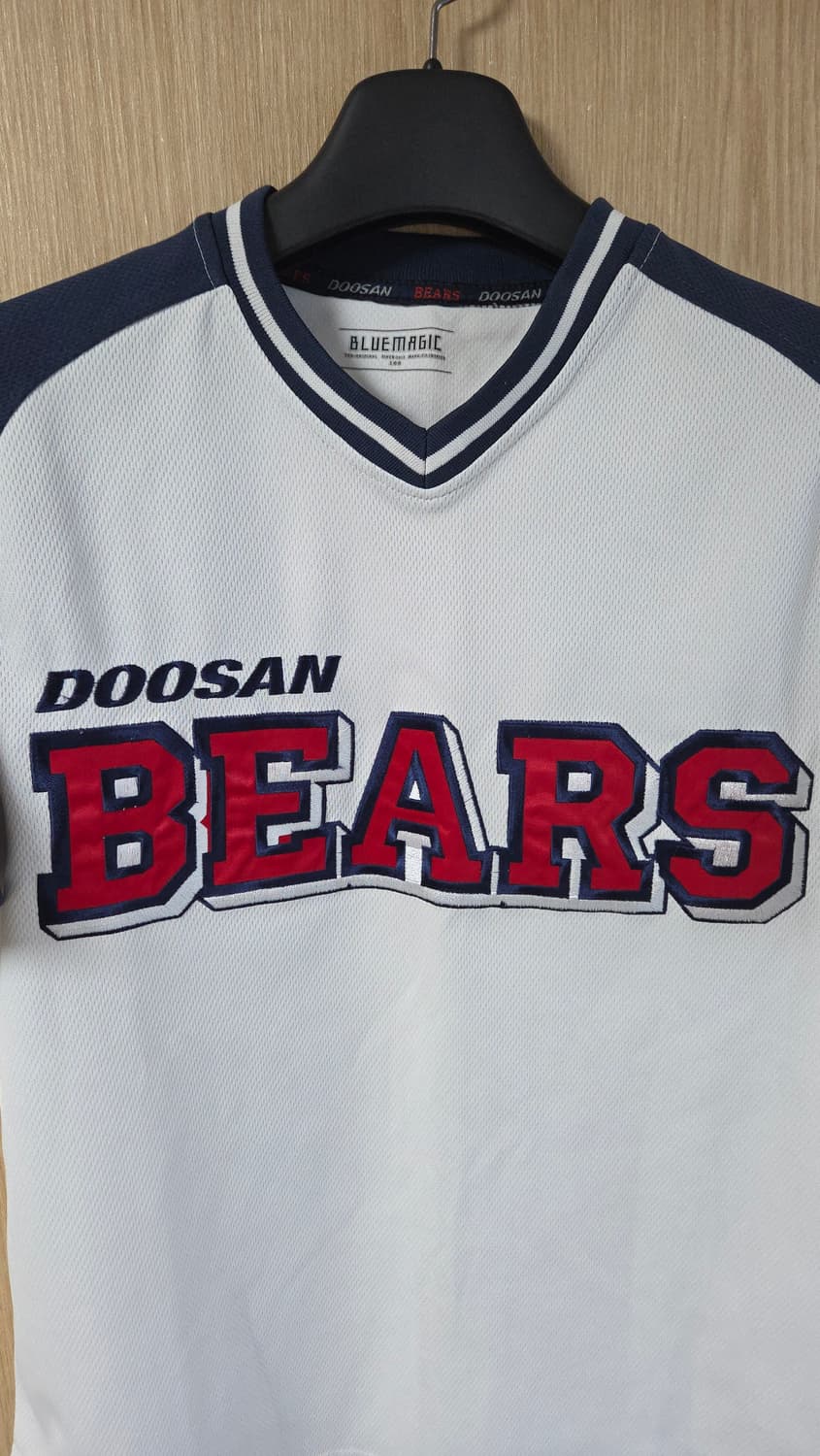 (착샷) 두산베어스 유니폼 져지 블루매직 반팔 레트로 상품이미지3