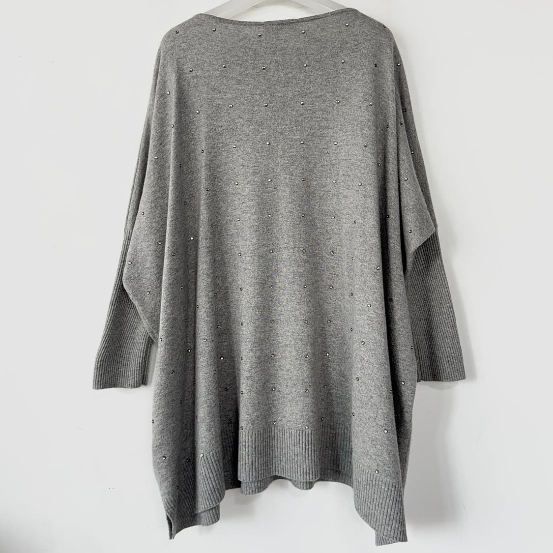 이태리 ROCCO RAGNI 울 캐시 비즈 롱 니트 상품이미지5