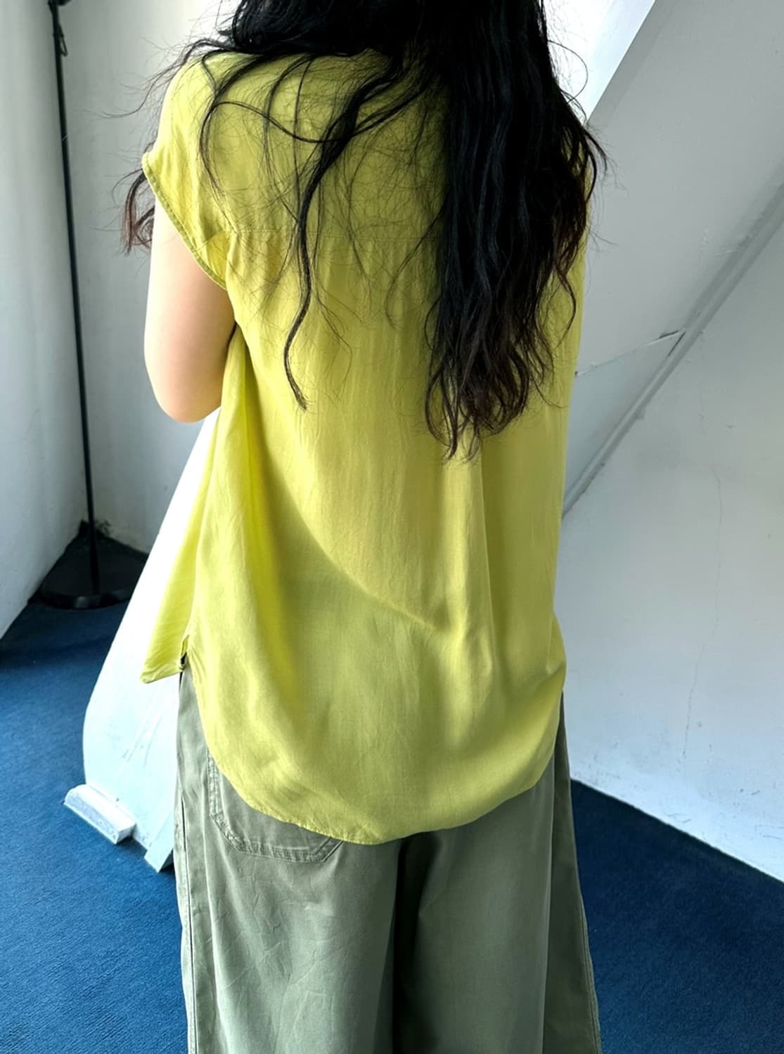 High gauge rayon sleeveless design TOP 상품이미지6