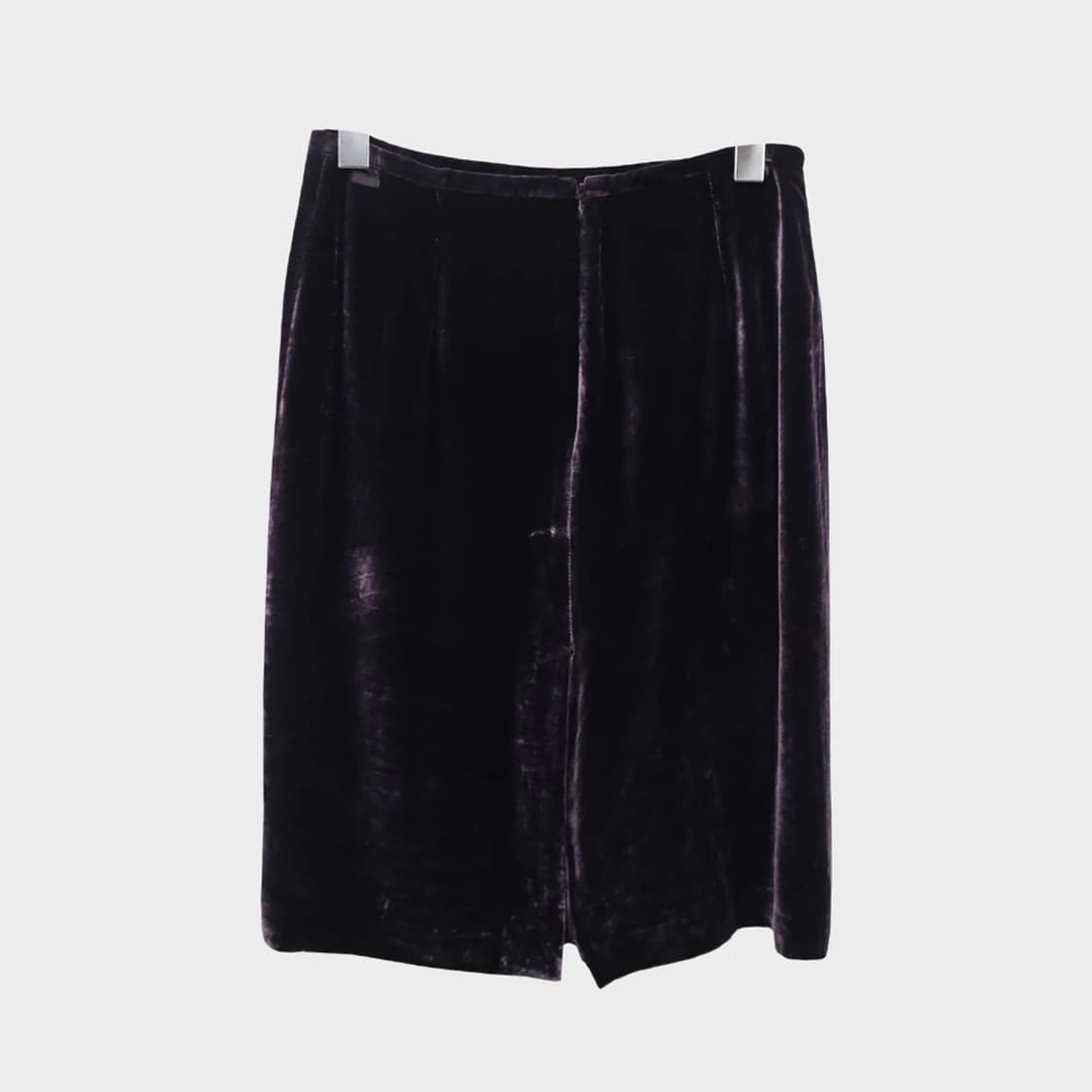 ARMANI COLLEZIONI 실크 벨벳 미디 스커트 60167 상품이미지2