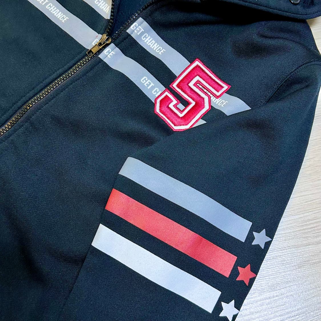 베티스블루 프린팅 져지 후드집업 상품이미지4