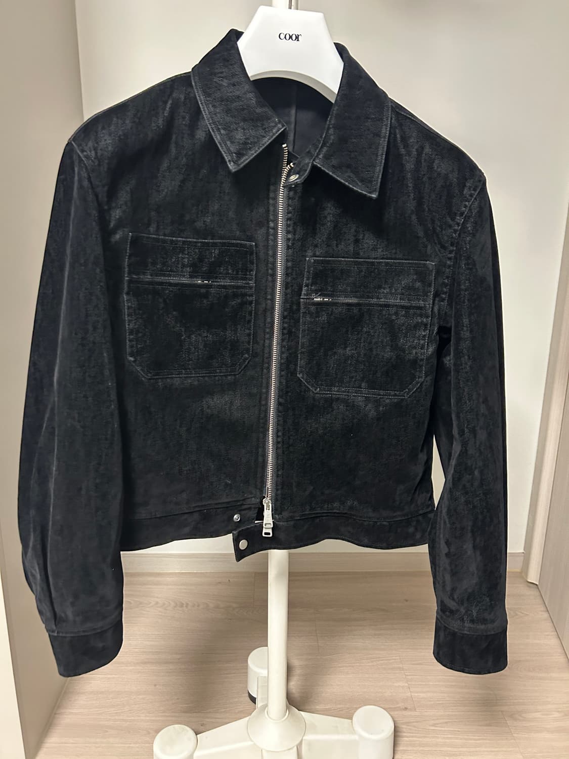 쿠어 벨벳 트러커 자켓 m사이즈 상품이미지2