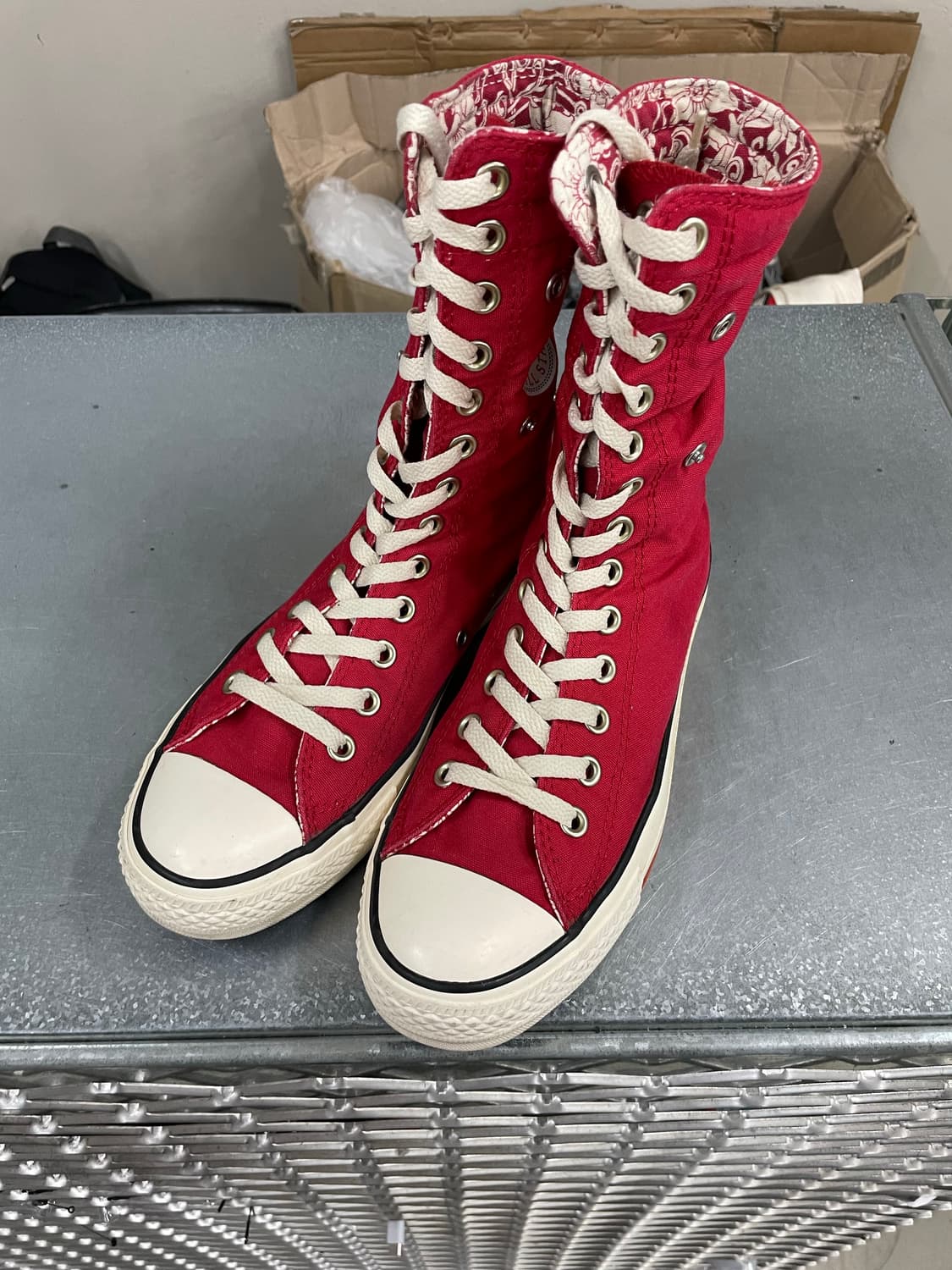 컨버스 척테일러 롱하이 레드 250 (gr-4381) 상품이미지2