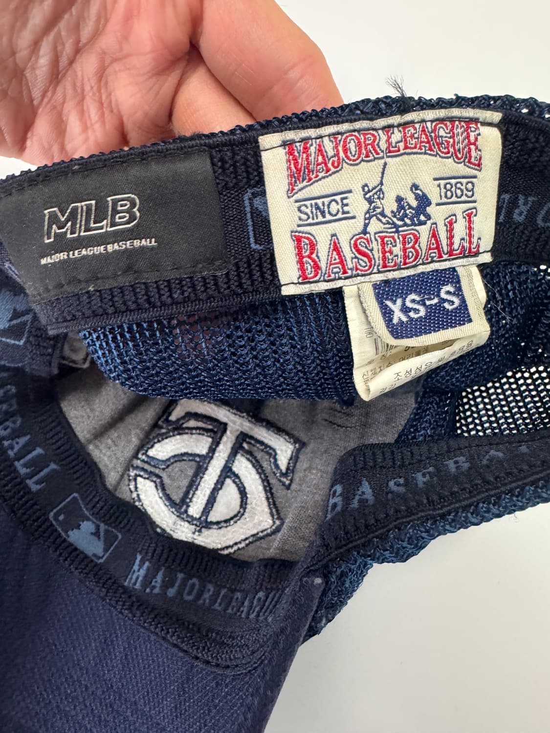 여성 MLB 미네소타 올드스쿨 y2k 볼캡 모자 상품이미지3
