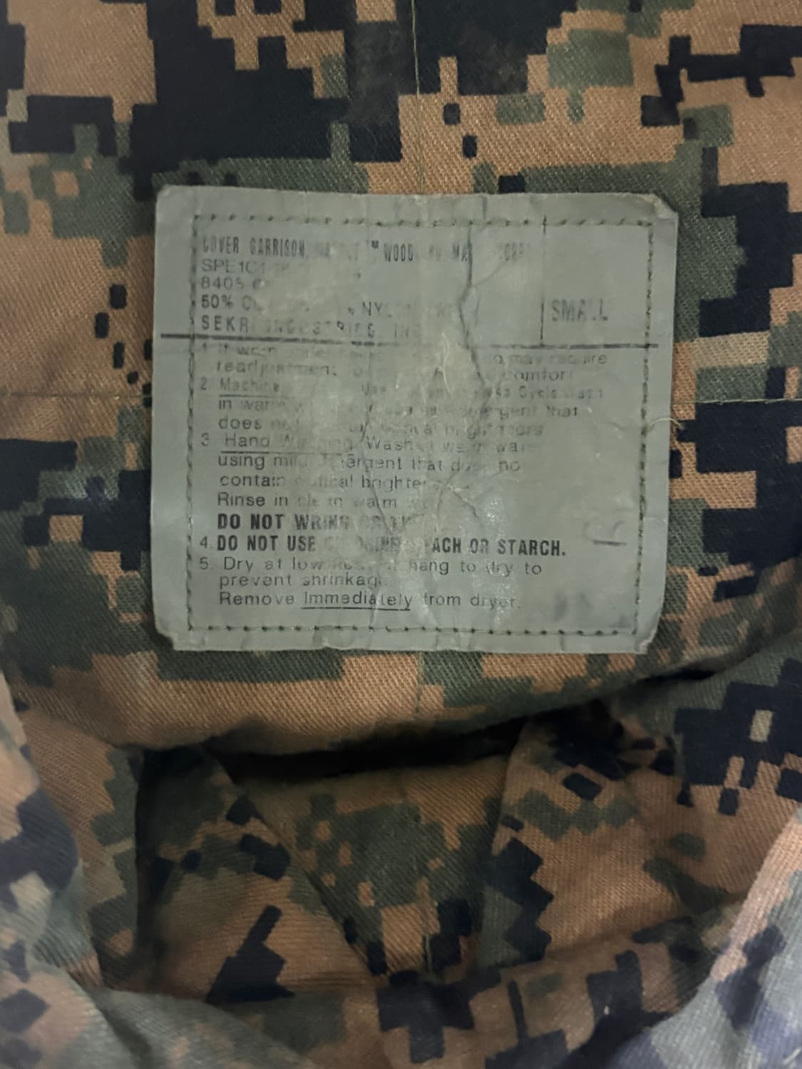 미해병대(USMC) 우드랜드 팔각모 모자 상품이미지6