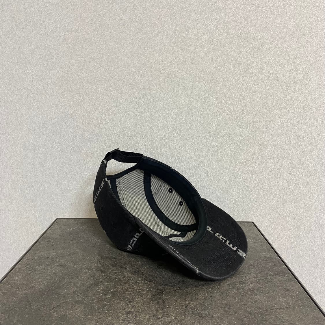 (OS) 슈프림 박스로고 캠프캡 모자 데님 블랙 상품이미지7