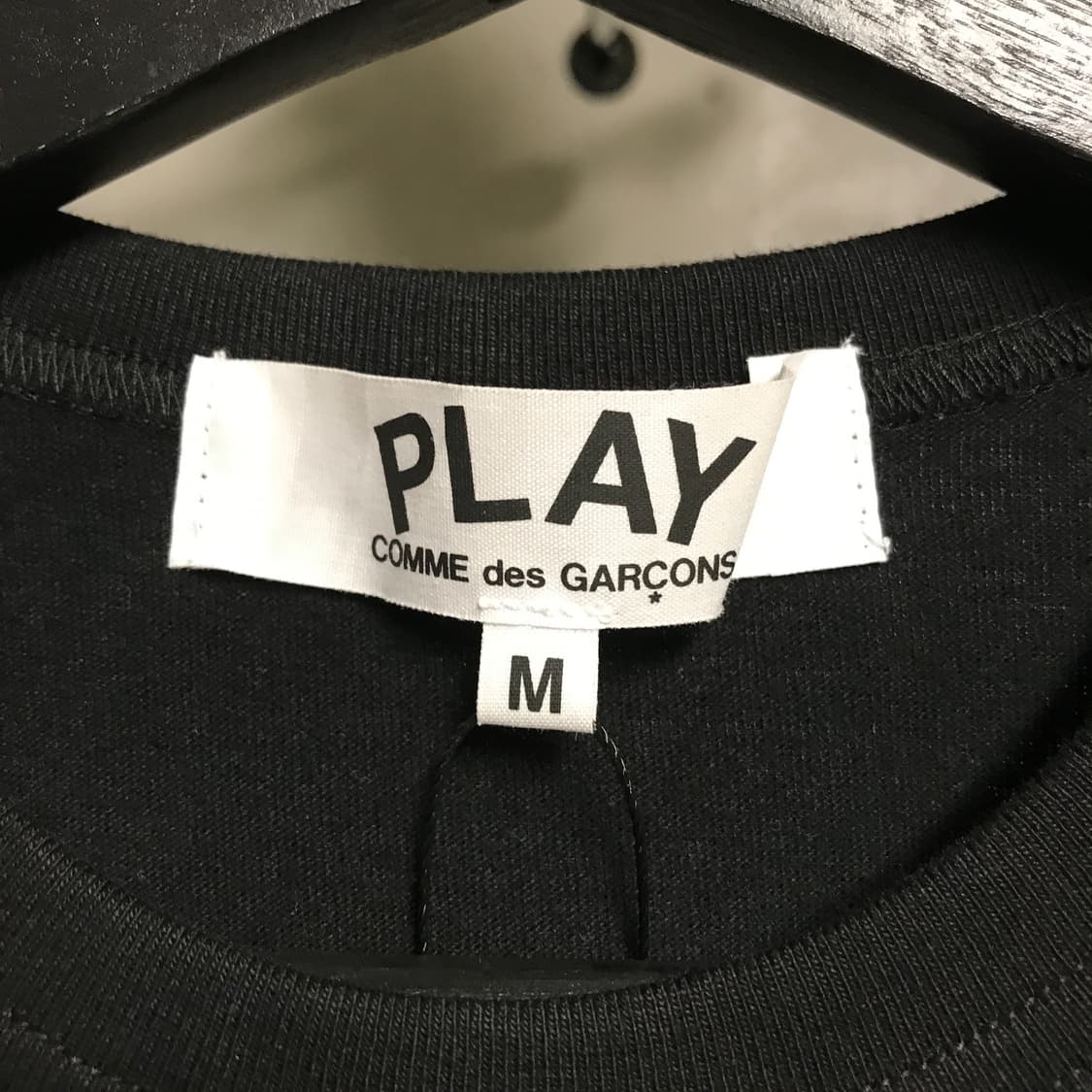 꼼데가르송 와펜 반팔 티셔츠 블랙 M(W) 상품이미지5