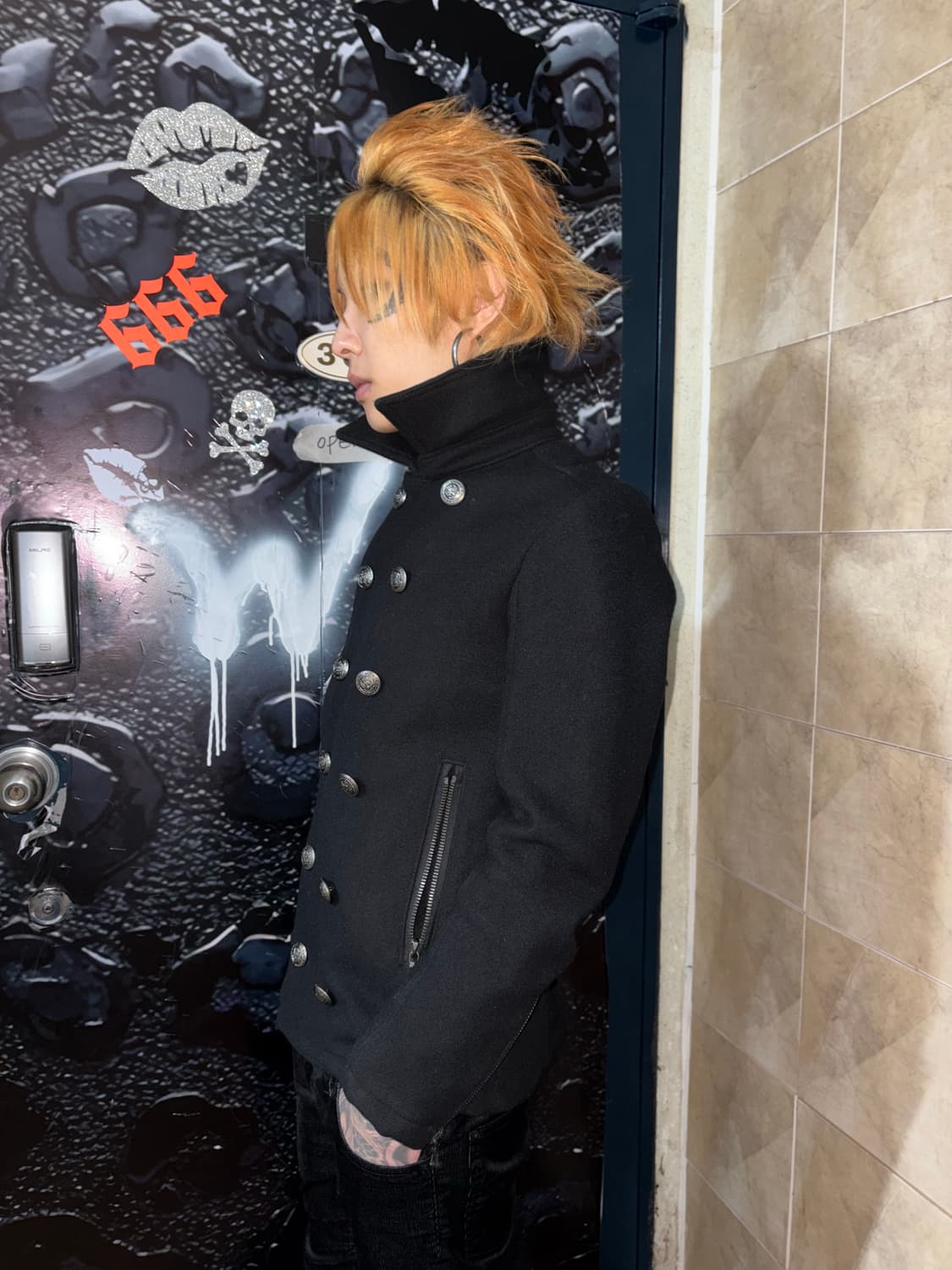 SHELLAC Double-Burtoned Napoleon Jacket 상품이미지5