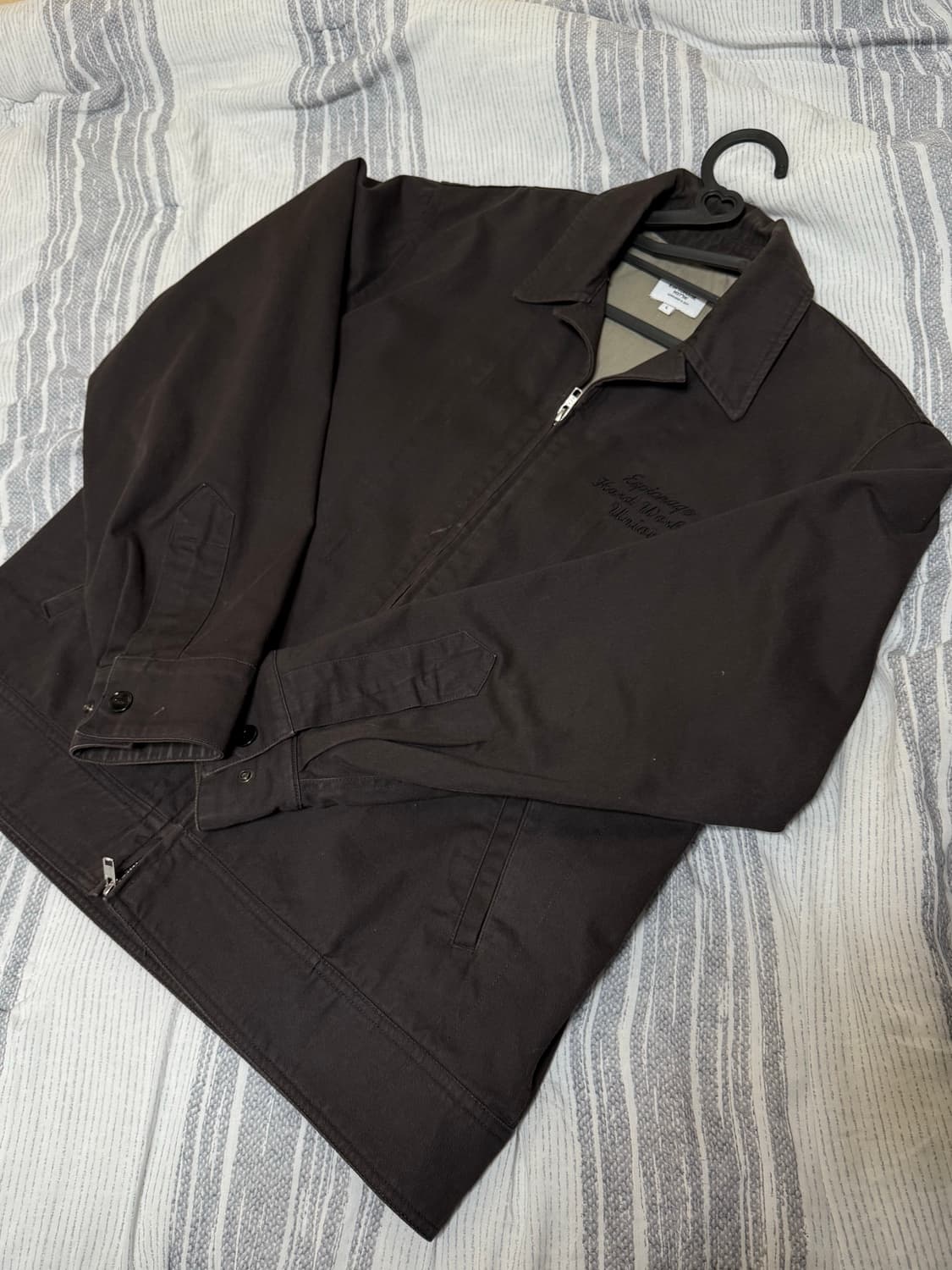 (L) 에스피오나지 코튼 드리즐러 자켓 브라운 상품이미지3