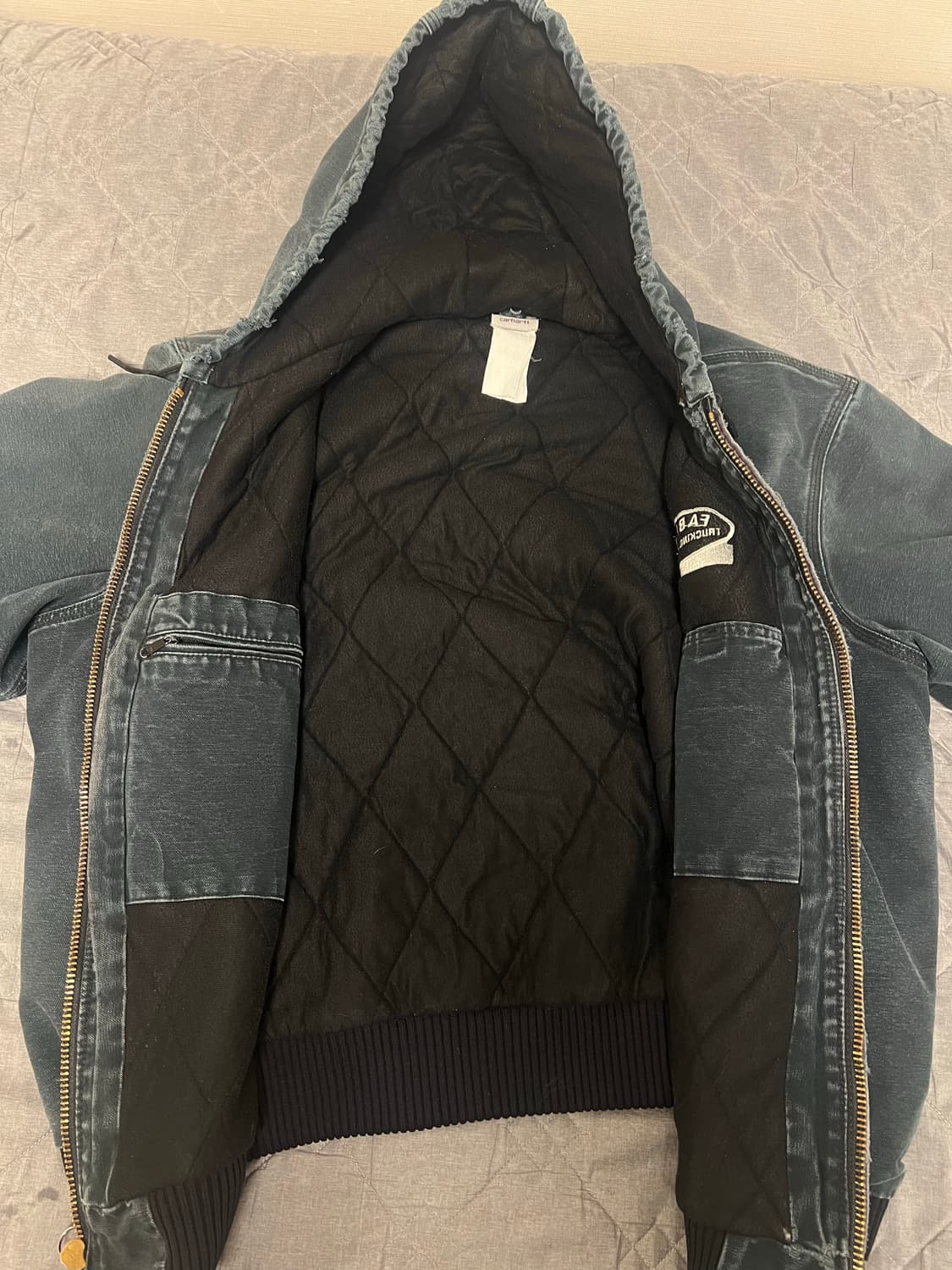 칼하트 j140 액티브 자켓 청록색 상품이미지4