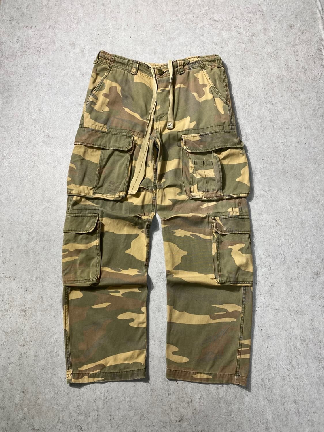 [M] Abercrombie 아베크롬비 카모플라쥬 카고 와이드 팬츠 상품이미지1