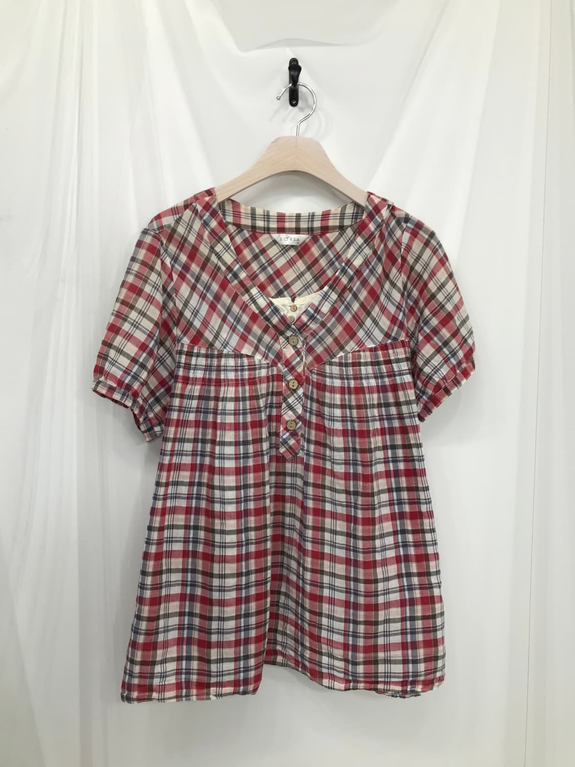 ˚꩜｡체리 체크 모리 set˚꩜｡ 상품이미지4
