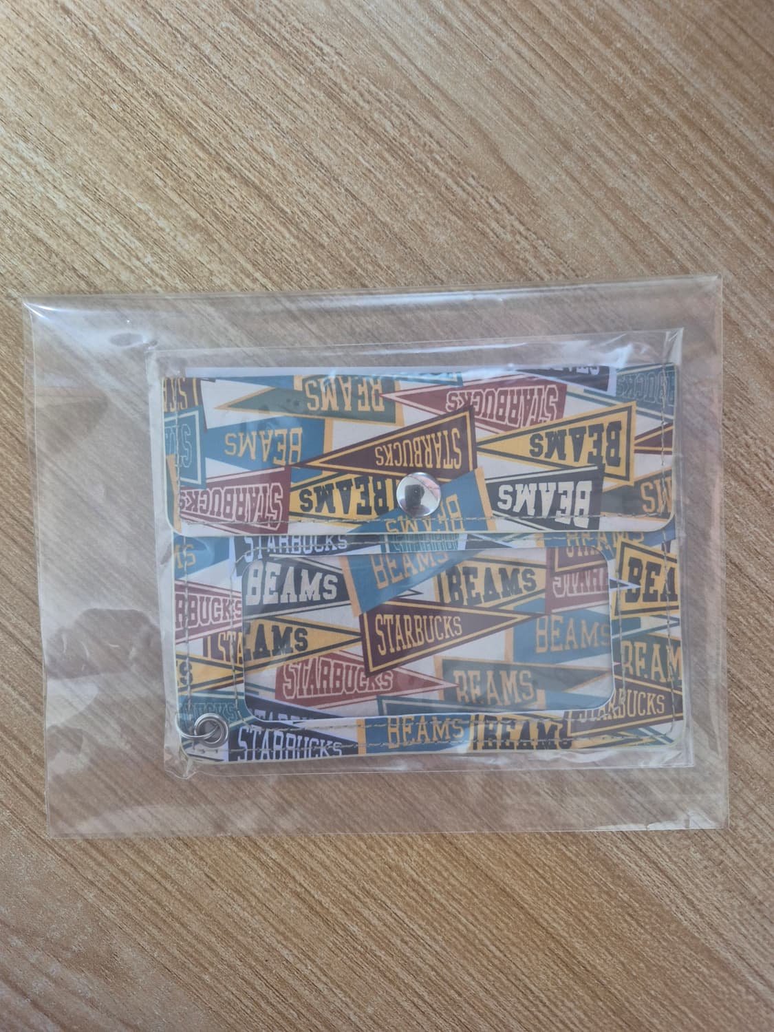 스타벅스 X 빔즈 페넌트 패턴 미니멀 케이스 카드지갑 키링 상품이미지3