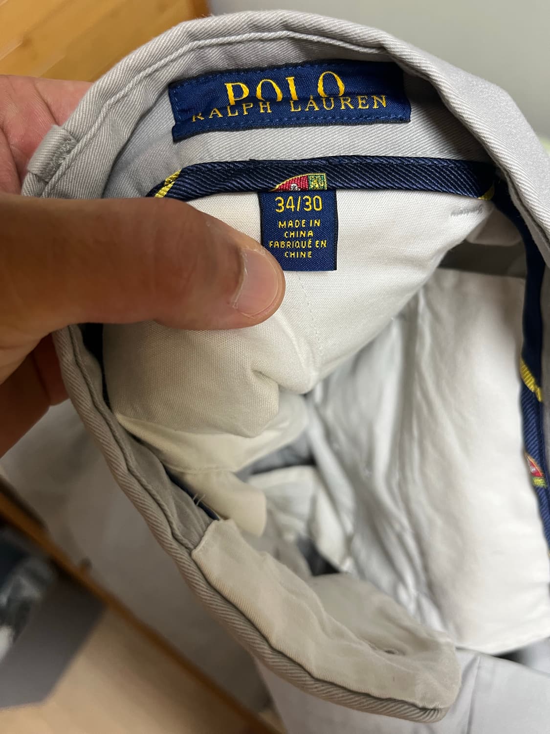 [XL/34] 폴로 치노 셋업 앤도버 그레이(백화점판) 상품이미지4