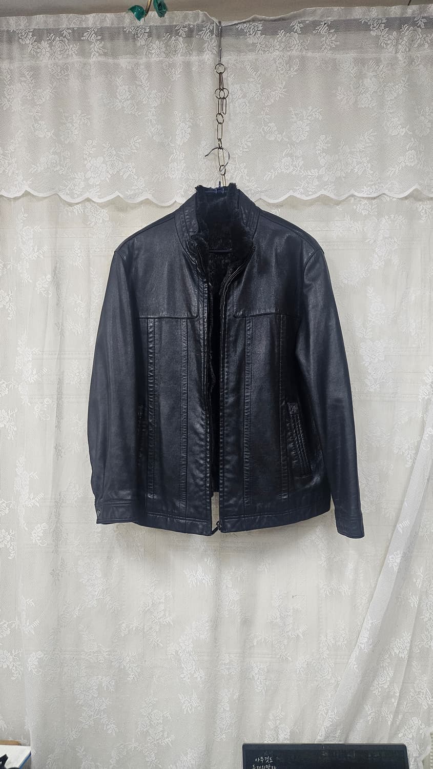 남성 양가죽 블랙 자켓  상품이미지1
