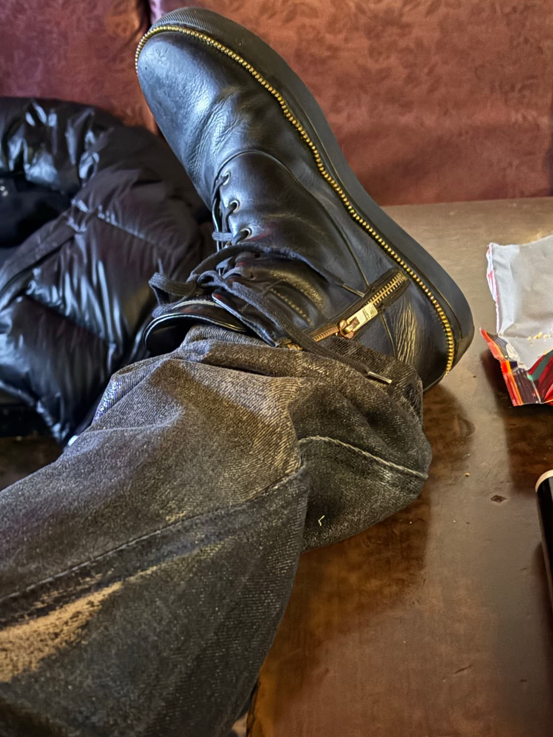 alexander mcqueen 레더지퍼 하이탑 상품이미지7