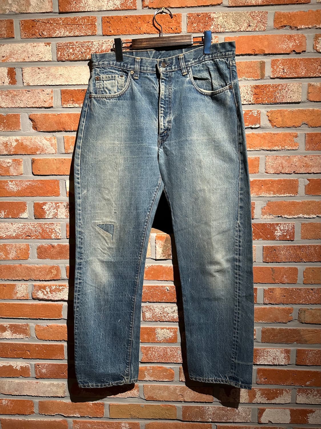 70s USA 빈티지 리바이스 505 66전기 데님 팬츠 상품이미지2