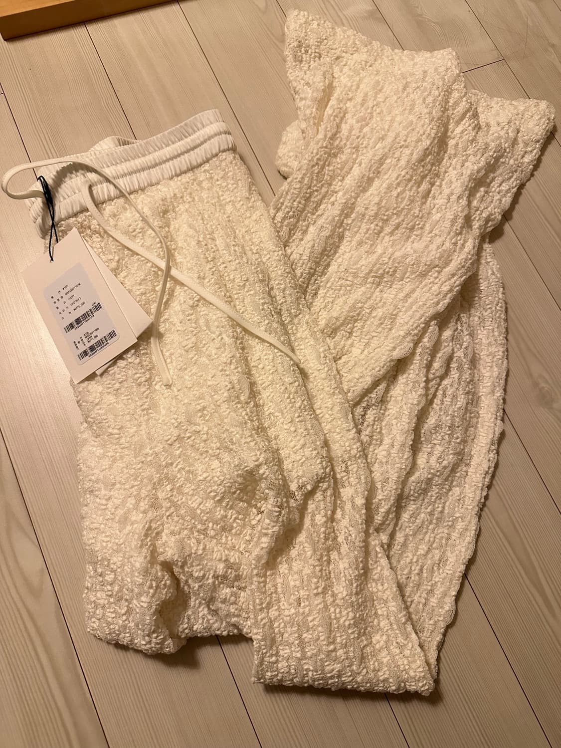 넘버프로젝트 레이스팬츠 아이보리 free 새상품 상품이미지2