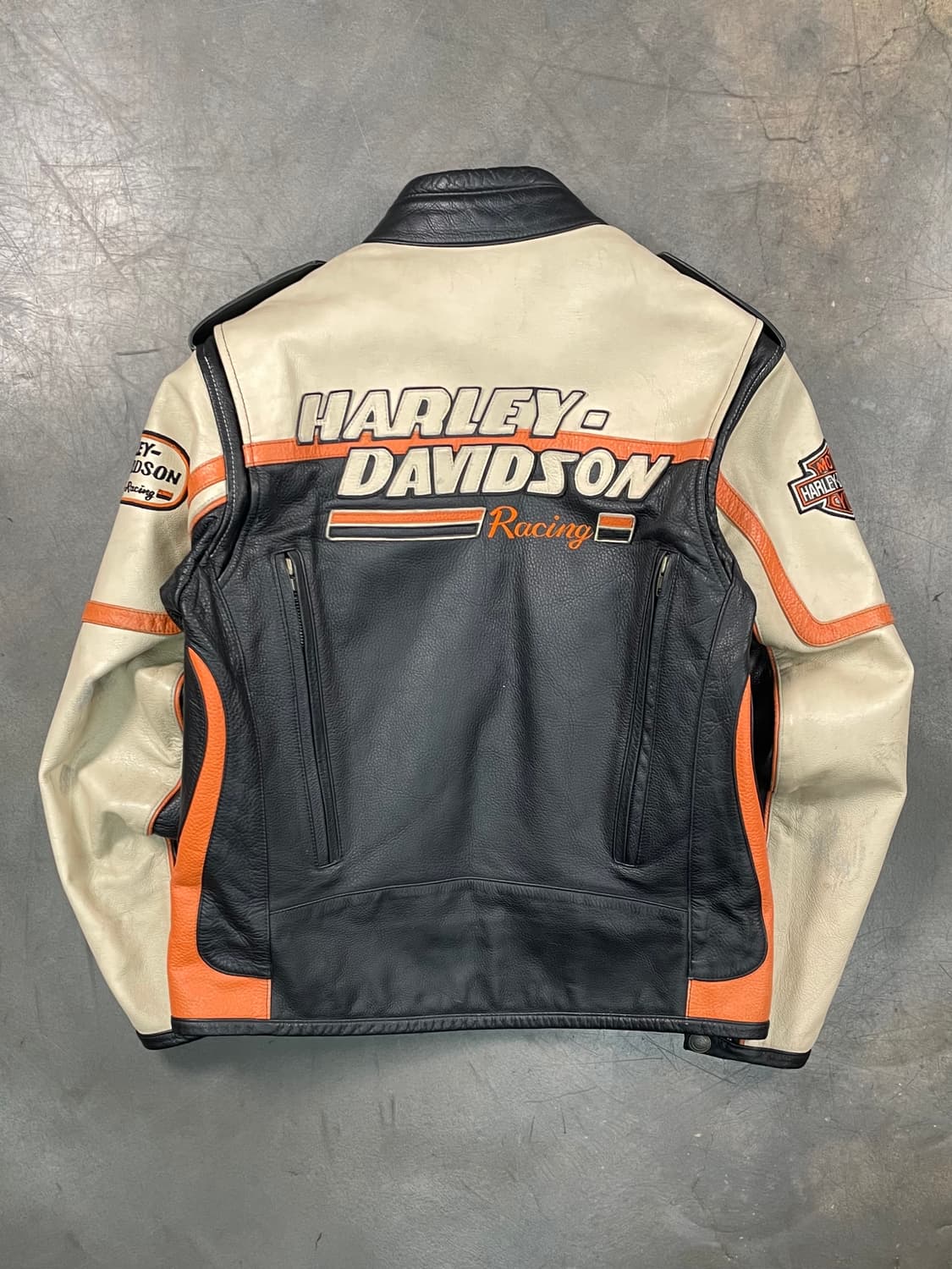 할리 데이비슨 이글 레더 바이커 자켓 상품이미지6