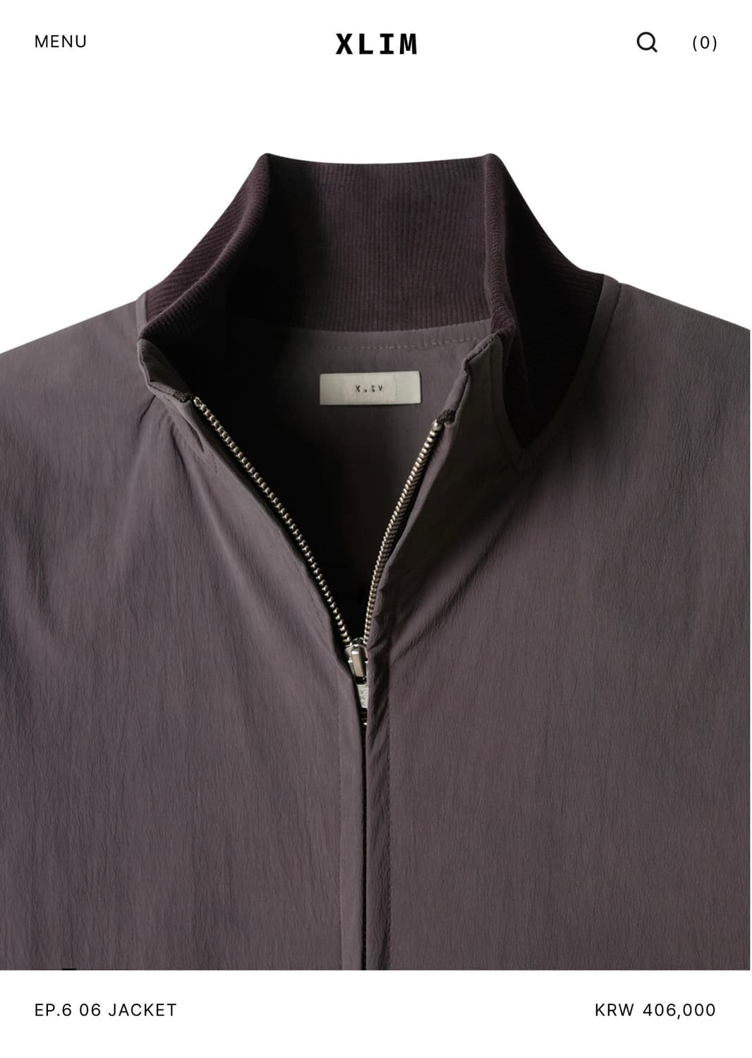 xlim ep.6 06 jacket 버건디 L 새상품 상품이미지3