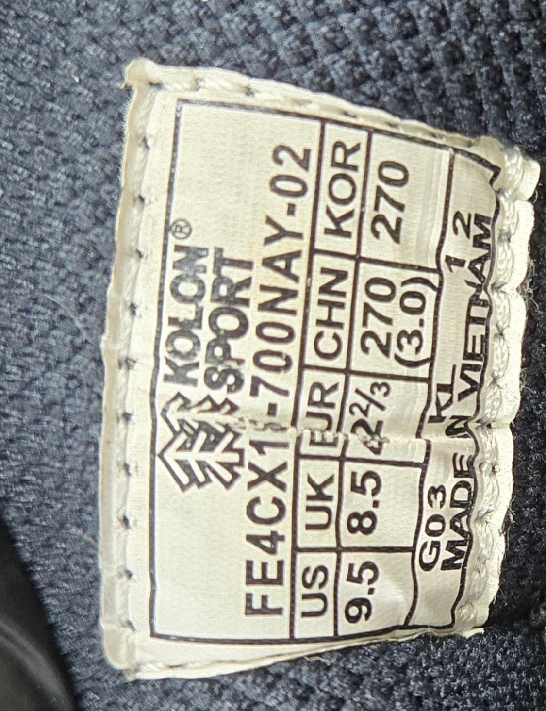 코오롱스포츠 270mm- 보아다이얼 고어텍스 SOX V 워킹화 등산화   상품이미지7