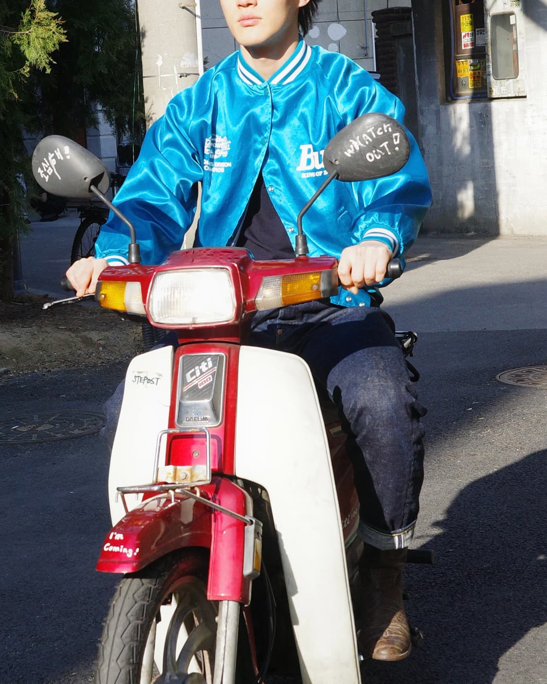 90‘s Bud King Of Beer 새틴 점퍼 상품이미지7