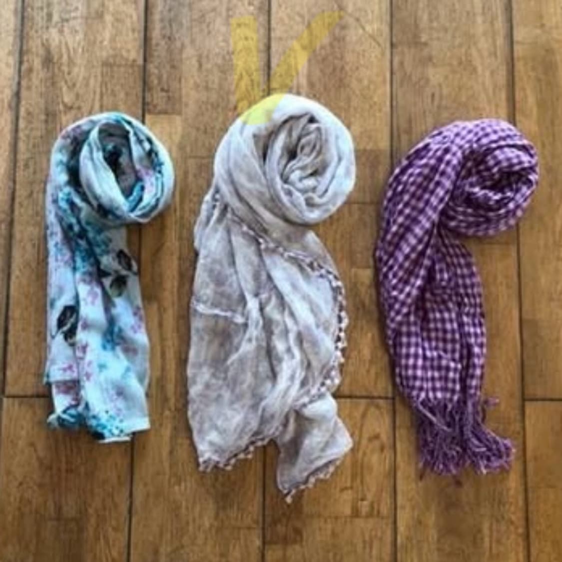 셔링 레이어 빈티지 머플러 상품이미지2