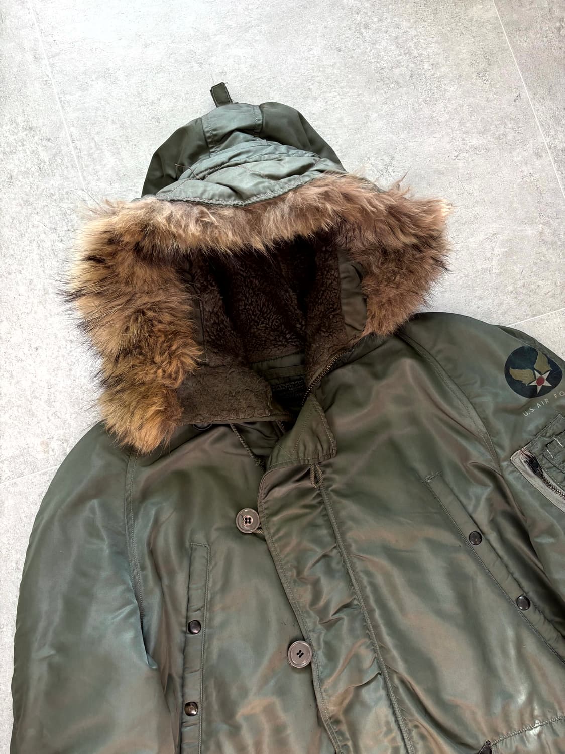 Early 60's 미 공군 N-3B 스노클 파카 M Skyline 상품이미지2