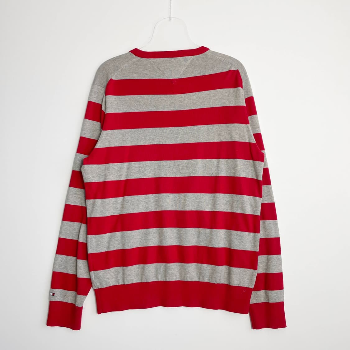 C1 타미힐피거(Tommy Hilfiger)스트라이프 크루넥 스웨터 XL 상품이미지3