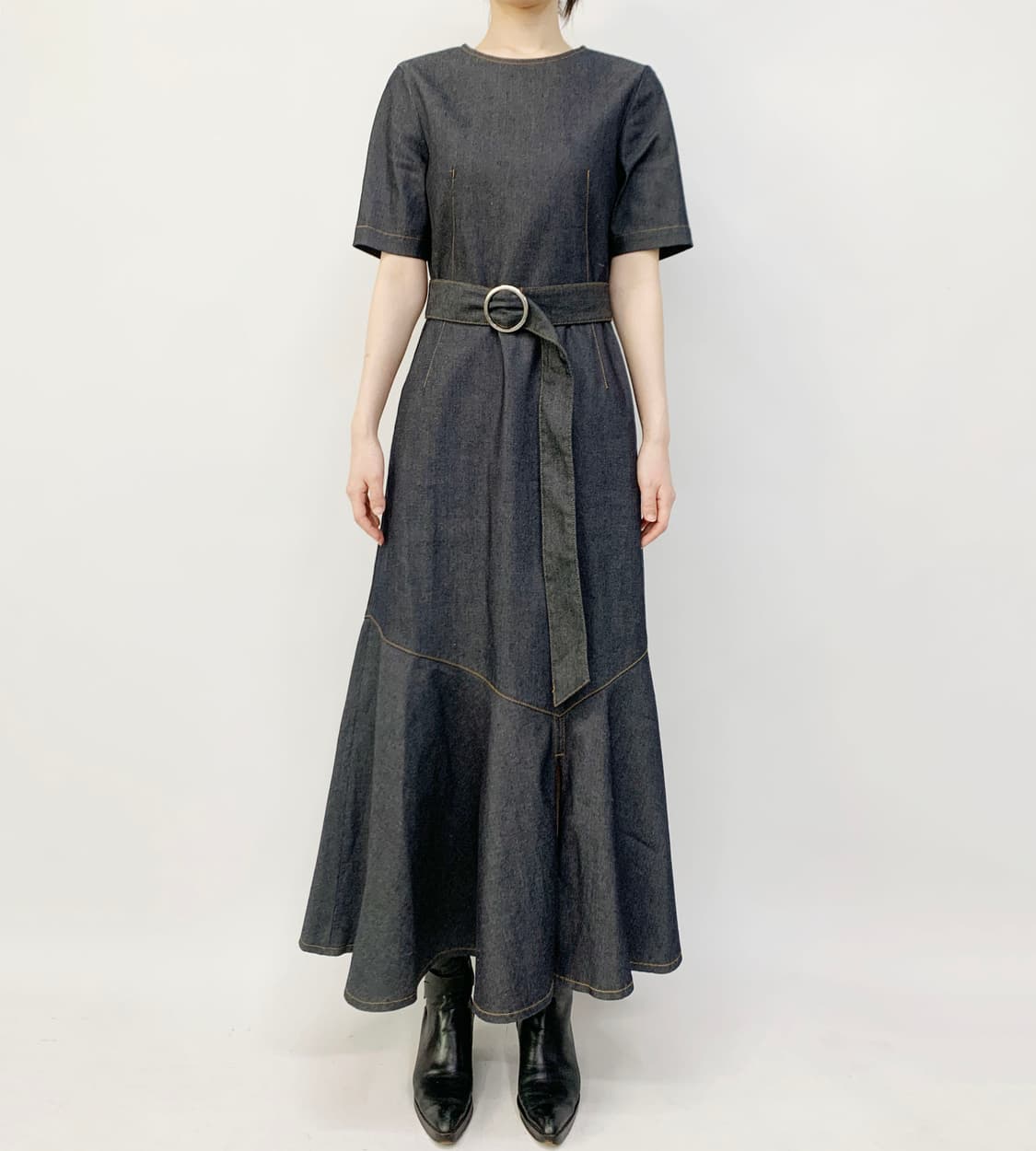  ALLUREVILLE 데님 원피스 상품이미지2