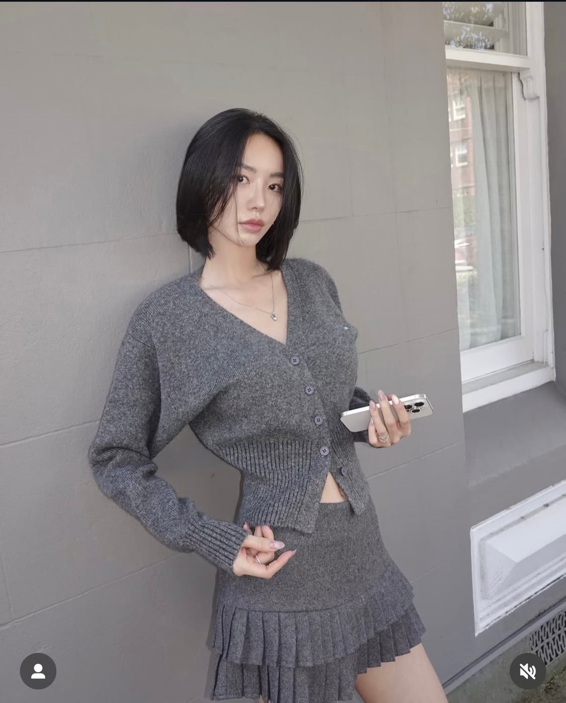 페일제이드 그레이 가디건 상품이미지3