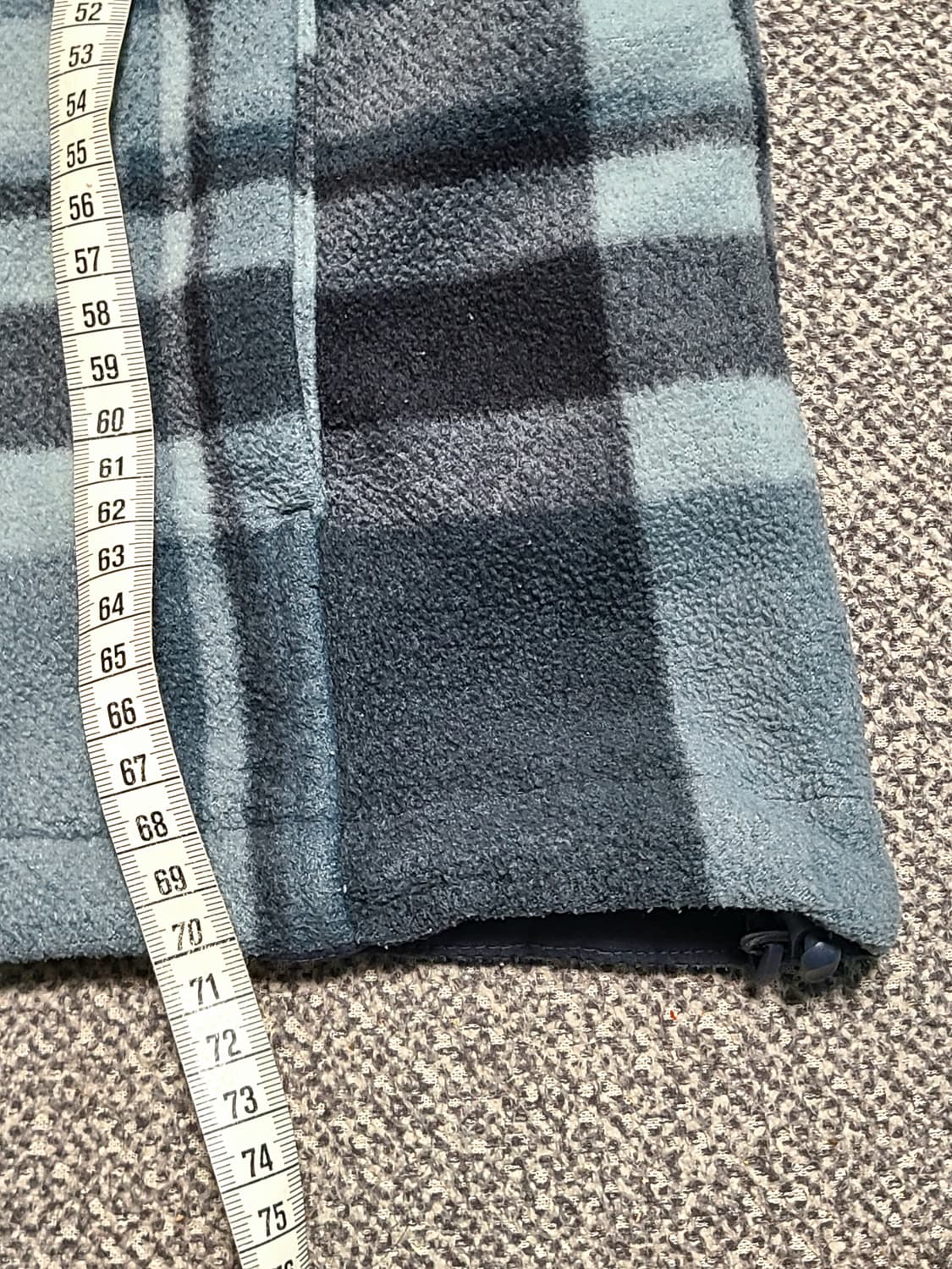 콜롬비아 체크 후리스 XL 상품이미지5