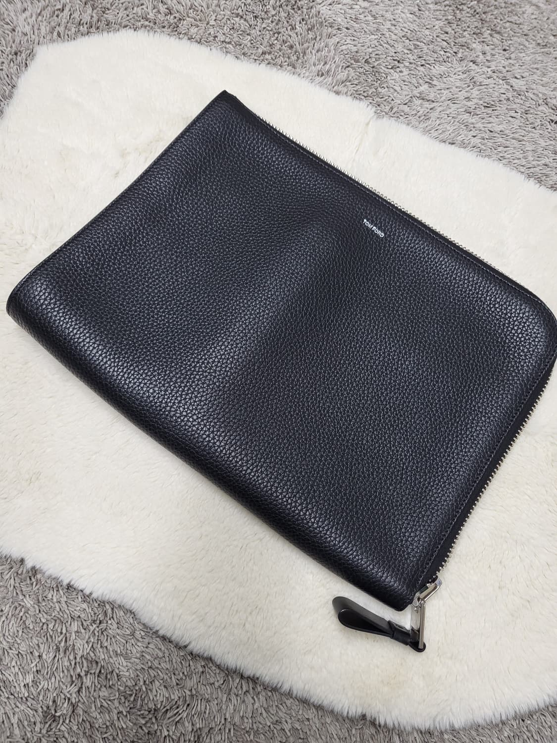 톰포드 블랙 가죽 클러치백 새제품급 상품이미지10